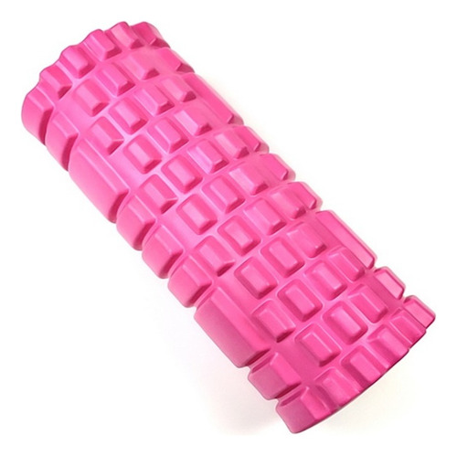 Rolo De Massagem Foam Roller Liberação Miofascial Crossfit Cor Rosa