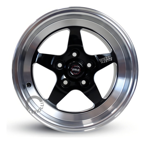 2 Rodas Réplica Weld Rts Aro 15 15x4 15x7 15x8 4x100 5x114 Cor C14 Tala 8 5x114