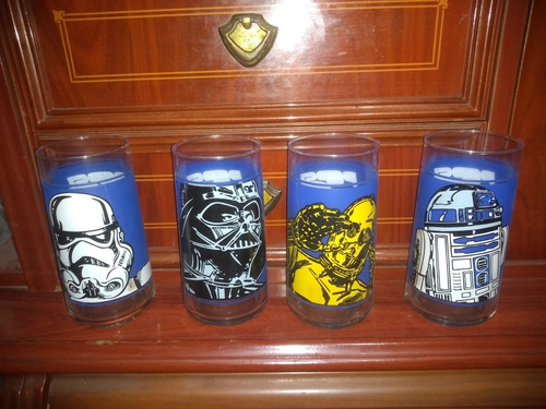 Colección Vasos Vintage Star Wars Pepsi Originales De 1997