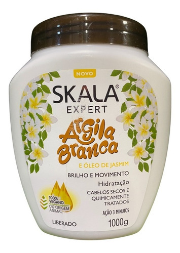 Skala Arcilla Blanca Y Óleo De Jazmín