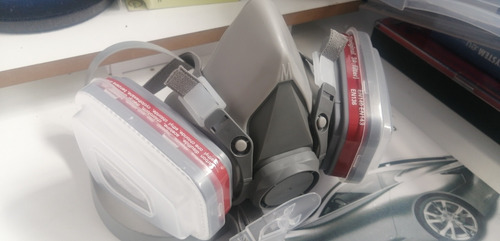 Imagen 3 de 6 de Máscara Para Pintor Automotriz Vapores Organicos