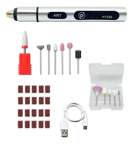 Kit De Lixas De Unhas Elétricas Multifuncionais,