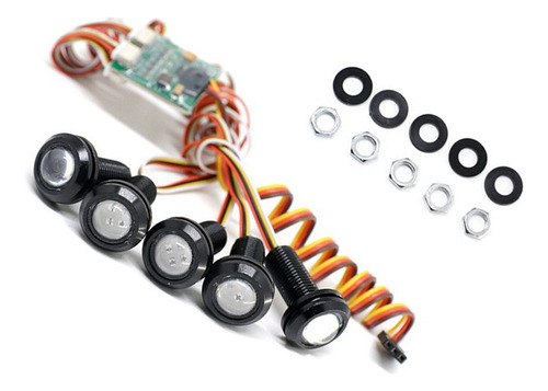 Kit De Luz Rc Con Faros De 10 Modos Traxxas Slash 1/10