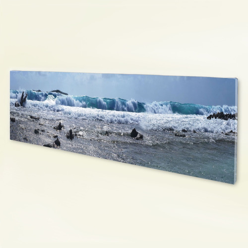 Cuadro Lienzo Los Roques Medidas 100 X 25 Cm Foto Canvas