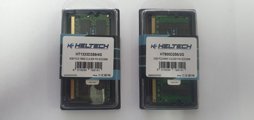 Imagen 1 de 7 de Memoria Heltech Laptop Ddr3 4gb $20 8g $49 Ddr4 4g $29 8 $55