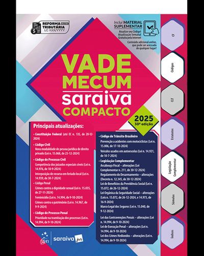 Vademecum Compacto 30a Ed 2025 Ed Saraiva