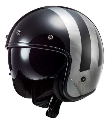 Casco De Moto Bob Negro Jeans