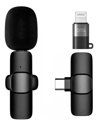 Micrófono Corbatero Inalámbrico Para Celular iPhone Samsung 