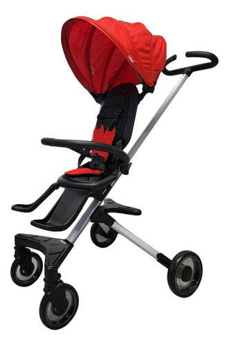 Carriola E800-2 Compacta Ligera Reversible Color Rojo