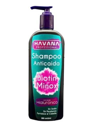 Shampoo Biotin + Minoxidil Anticaida  Havana