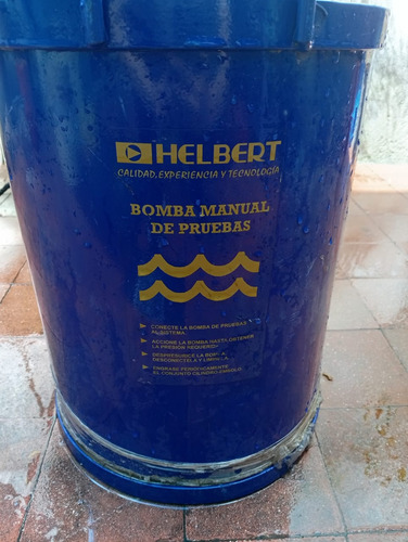 Bomba Manual Para Pruebas Hidraulicas C/ Tanque (Usado)