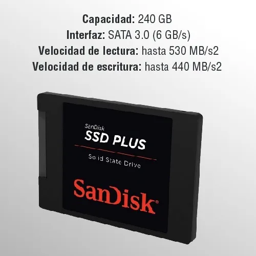 Sandisk plus hotsell 240gb