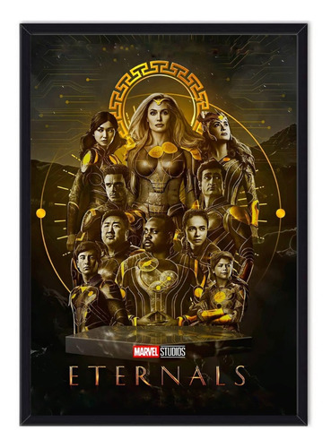 Cuadro Enmarcado - Póster Eternals - Marvel