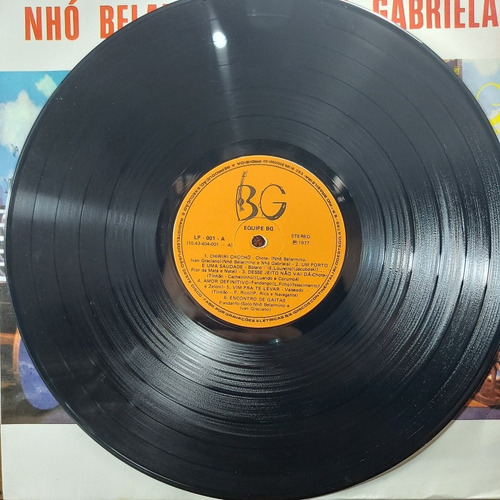 Vinil Lp Equipe Bg Nhó Belarmino E Nhá Gabriela