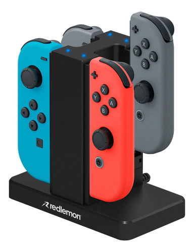 Redlemon Cargador Para Controles Joy-con De Nintendo Switch 