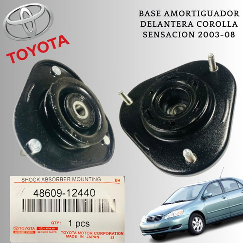 Base Amortiguador Delantera Toyota Corolla Sensacion 03-08