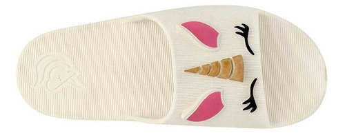 Sandalia Unicornio Urus 7808 Para Niña Color Blanco E6