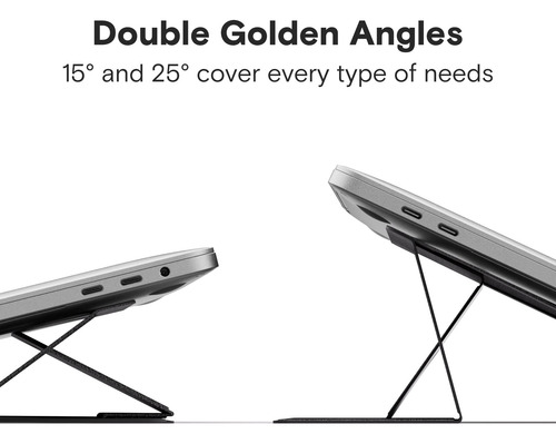Soporte Ergonómico Para Computadora Portátil Plegable Gris E