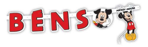 Faixa Parabéns Mickey Mouse 1und