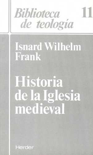 Libro Historia De La Iglesia Medieval