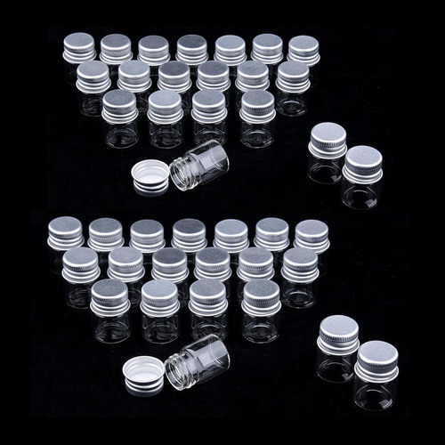 40 Envases De Cosméticos Rellenables Vacíos, Frascos De 5 Ml