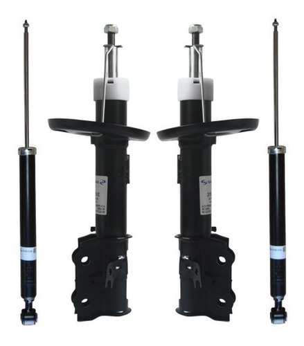 Kit 4 Amortiguadores Ford Fiesta Kinetic - 2011 - Sachs