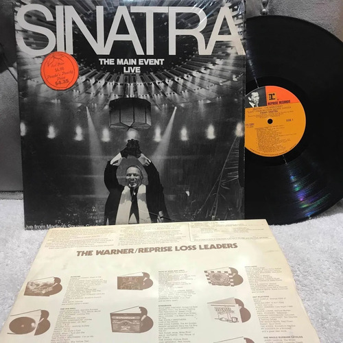 Frank Sinatra 1974 Vinilo Usa The Main Event Live Palermo