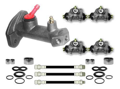 Kit Bomba De Freno Fiat 1600 - Cilindros - Flex - Calipers