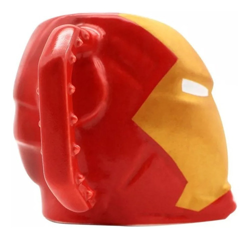 Imagem 2 de 4 de Caneca Porcelana 400ml - 3d Iron Man - 10023531