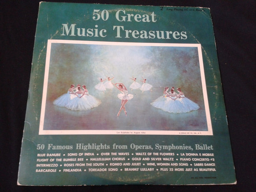 Lp Doble 50 Great Music Treasures Ballet