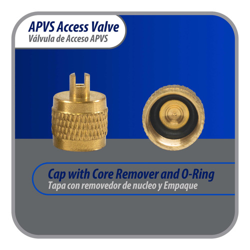 Appli Parts Válvula De Acceso De 1/4 Sae X 1/8 Pulg Od X Con