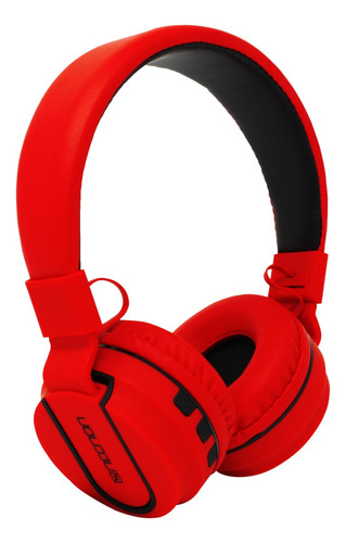 Diadema Bluetooth Manos Libres Extra Bass 5 Necnon Rojo