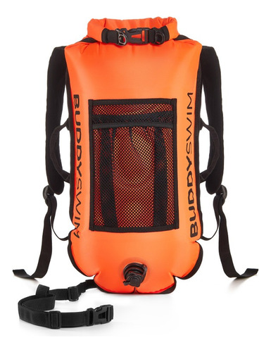 Buoy Drybag Buddyswim Mochila, Naranja