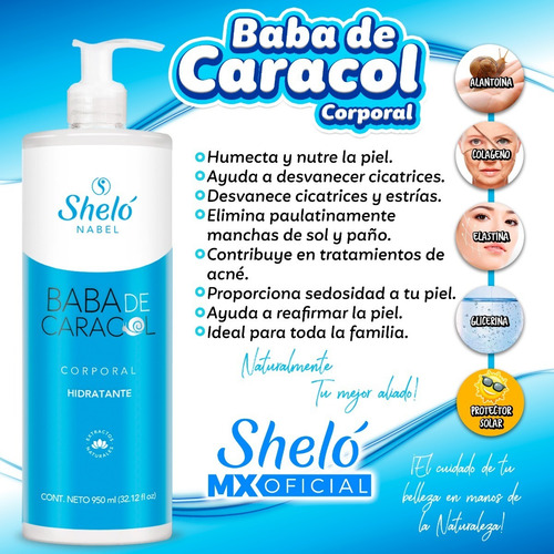 Imagen 7 de 9 de Crema De Baba De Caracol Corporal - Estrías