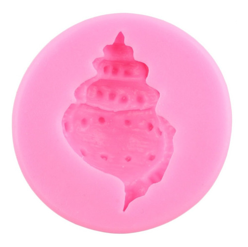 5pcs Molde De Silicona Concha Fondant Resina Estrella De Mar