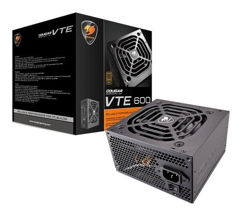 Fuente Cougar Vte600 600w 80 + Bronce / 31ve060-0004p