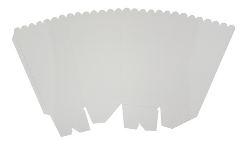 Imagen 4 de 7 de Caja Pochoclos Poc5 X 50u Packaging Blanco Madera