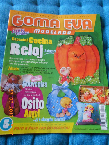Revista Fasciculo N° 5 Goma Eva Modelado J.rubicce 2006