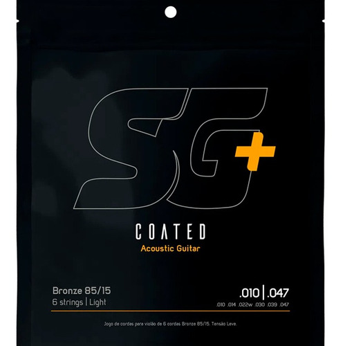 Corda Para Violão Aço 85/15 Bronze 010 Sg+