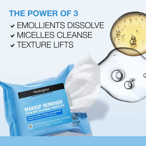 Neutrogena Toallitas Desmaquillantes Twin Pack 50 Toallas