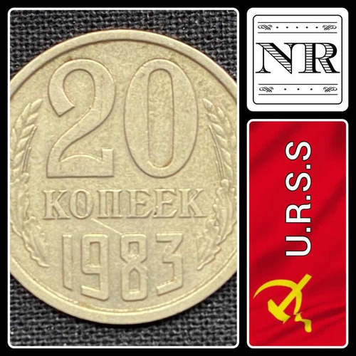 Rusia - 20 Kopek - Año 1983 - Y #132 - Urss - Cccp