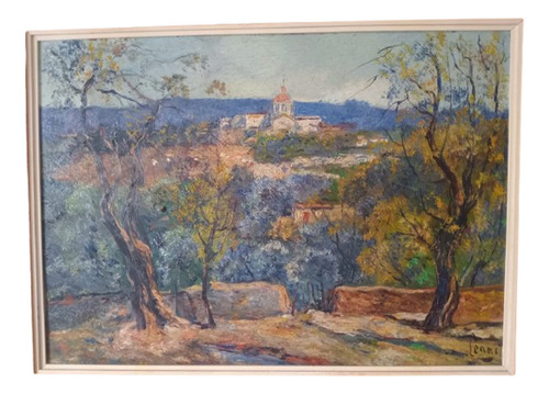 Egidio Cerrito - Cuadro Paisaje En Colores Vivos