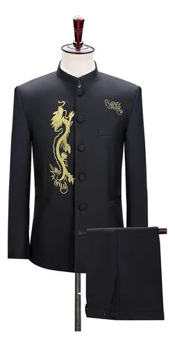 Traje chino hombre discount