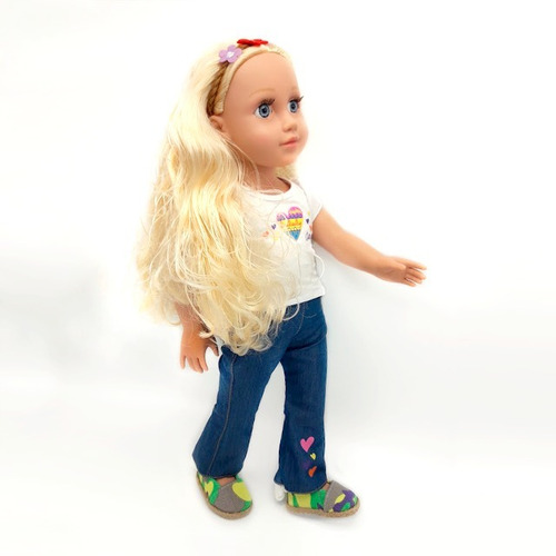 Imagen 5 de 10 de Witty Girls Anna Muñeca 45cm /18 PuLG Original American Our