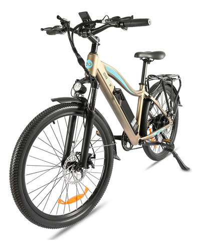 Bicicleta Eléctrica Gyroor Eb041 Rodado 27.5 En Aluminio Color Dorado