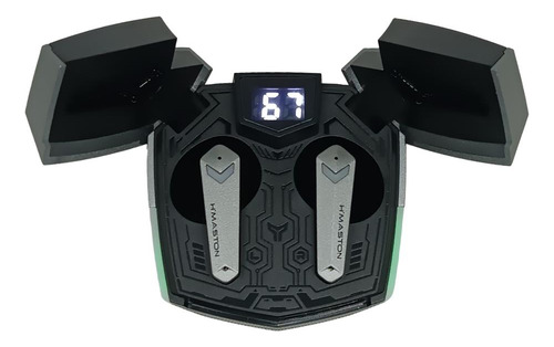 Fone De Ouvido Gamer Estéreo Bluetooth Transformers Ly151 Cor Prata