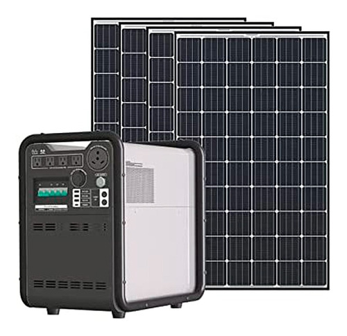 Kit Solar Hysolis 4500w Bateria 3000w Generador Solar Bagc