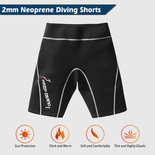 Pantalones Cortos Para Hombre, Surf, Esnórquel, Mojado, 2 Mm