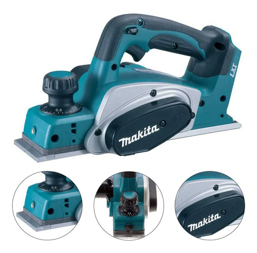 Plaina A Bateria 18v 82mm Dkp180z Makita