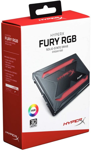 Kingston Ssd Disco Solido Fury 240gb Rgb Original Nuevo